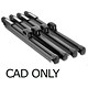Arnos Hang-A-Plan CAD Clamps A3-A2 for Mobile Mobile Project FileTrolley Ref D011 [Pack 4]