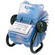 Rotadex Rotamate Rotary Business Card File with 200 Sleeves and A-Z Index Black Ref RMBCBK
