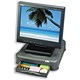 3M Monitor Stand Adjustable Capacity 21inch/16.5kg 1 Drawer 38mm Charcoal Ref MS101