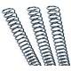 GBC ColorCoils Binding Comb Ring Coils 10mm Silver Ref 9665926 [Pack 100]