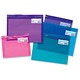 Snopake Zippa Bag Plastic Folder Zip Pull Flexible A4 Assorted Ref 14141 [Pack 25]