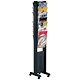 Fast Paper Display Mobile 16 Compartment W302xD382xH1650mm Black Ref 276.01
