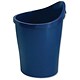 Rexel Agenda 2 Waste Bin Elliptical with Handle on Rear 18 Litres D292xH362mm Blue Ref 2101035
