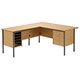 Trexus Traditional 1500 Return Desk Left-hand Filer W1500xD1795xH725mm Oak