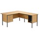 Trexus Traditional 1500 Return Desk Right-hand Filer W1500xD1795xH725mm Oak