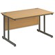 Trexus Cantilever 1200 Desk Rectangular W1200xD800xH720mm Oak