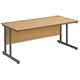 Trexus Cantilever 1600 Desk Rectangular W1600xD800xH720mm Oak