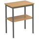 Trexus Telephone Table Multipurpose with Shelf W595xD450xH737mm Oak