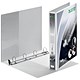 Leitz Softclick Presentation Ring Binder PVC 4 D-Ring 25mm Capacity A4 White Ref 42010001 [Pack 6]