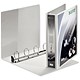 Leitz Softclick Presentation Ring Binder PVC 4 D-Ring 40mm Capacity A4 White Ref 42030001 [Pack 4]