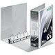 Leitz Softclick Presentation Ring Binder PVC 4 D-Ring 50mm Capacity A4 White Ref 42040001 [Pack 4]