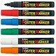 Artline Poster Marker Paint Signwriting Water-based Bullet Tip 4mm Line Assorted Ref AT4A [Pack 12]