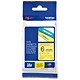 Brother P-touch TZ Label Tape 6mmx8m Black on Yellow Ref TZ611