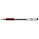 Pentel Hybrid Gel Grip Rollerball Pen 0.6mm Tip 0.3mm Line Red Ref K116E-B [Pack 12]