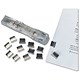 Rapesco Supaclip 60 Dispenser with 8 Clips for 60 Sheets of 80gsm Stainless Steel Ref RC6008SS