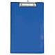 Rapesco Clipboard Fold-over with Pocket and Pen Holder Foolscap Blue Ref VFDCB0L3
