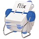 Rotadex Flix Rotary File Unit for 400 A7 105x74mm Cards Blue Chill Ref FLIXA7/400BE