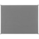 Nobo Elipse Noticeboard Felt with Aluminium Frame W900xH600mm Grey Ref 1900911