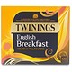 Twinings Tea Bags Traditional English Breakfast Fine High Quality Aromatic Ref A00805 [Pack 100]