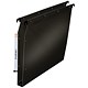 L Oblique Suspension File Lateral Polypropylene 30mm Base Foolscap Black Ref L685522 [Pack 25]