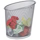ALBA Mesh Waste Bin Metal Dia292xH362mm Silver Ref MESHCORBM