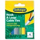 Sellotape Cable Ties Reusable Hook and Loop 12x200mm Multicoloured Ref 504096 [Pack 6]