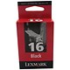 Lexmark No. 16 Inkjet Cartridge Page Life 410pp Black Ref 10N0016