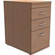 Image of Trexus Filing Pedestal Desk High Soft Close 3 Drawers W400xD600xH725mm Beech