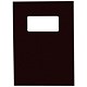 Rexel Binding Covers Leatherboard Window 280gsm A4 Black Ref 46705 [Pack 25x2]