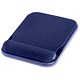 Kensington Mouse Mat Pad with Wrist Rest Gel Height-adjustable Blue Ref 57712