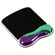 Kensington Duo Mouse Mat Pad with Wrist Rest Gel Wave Green and Purple Ref 62400