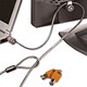 Kensington Twin Microsaver Notebook Lock Security Cable 2.2m Ref 64025