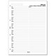 Filofax Refill Insert Name and Address Refill A4 Ref 257075