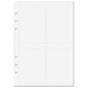 Filofax Refill Insert Business Card Holder A5 Ref 343616