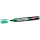 Nobo Drymarker for Drywipe Flipchart and OHP Bullet Tip Green Ref 1901076 [Pack 12]