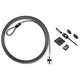 Kensington Desktop MicroSaver Lock with Cable 1.8m 3 Plates and Glue Ref 64162