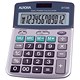 Aurora Calculator Desktop Battery/Solar-power 12 Digit 3 Key Memory 103x138x28mm Ref DT398