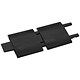 Rexel Agenda2 Risers W45xD6xH70mm Charcoal Ref 2101019 [Pack 5]