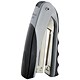 Rexel Centor Half Strip Stapler Vertical 65mm Throat 26/6 24/6 for 20 Sheets Silver and Black Ref 2100595
