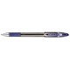 Pilot G-3 Gel Rollerball Pen Refillable Rubber Grip 0.7mm Tip 0.5mm Line Blue Ref 090101203 [Pack 12]