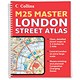 Collins M25 London Master Map Postal Districts 3.2 Inches per Mile Spiral Bound A4 Ref 0007227507