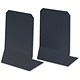 Helix Super Giant Bookends Metal with Fixing Holes W200xD150xH300mm Black Ref V58010 [Pack 2]
