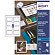 Avery Quick and Clean Business Cards Inkjet 260gsm 8 per Sheet Matt Coated Ref C32015-25 [200 Cards]