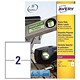 Avery Heavy Duty Labels Laser 2 per Sheet 199.6x143.5mm White Ref L7068-20 [40 Labels]