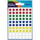 Avery Packet of Labels Diam.8mm Assorted Ref 32-291 [416 Labels]