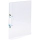 Bantex Snap Ring Binder Polypropylene 2 O-Ring 25mm Size A4 Clear Ref 117008 [Pack 10]