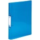 Bantex Snap Ring Binder Polypropylene 2 O-Ring 25mm Size A4 Blue Ref 117011 [Pack 10]