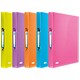 Bantex Snap Ring Binder Polypropylene 2 O-Ring 25mm Size A4 Assorted Ref 117000 [Pack 10]