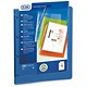 Elba Polyvision Presentation Ring Binder Polypropylene 4 Ring 25mm Size A4 Blue Ref M263034-03 [Pack 12]