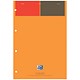 Oxford 001 International Notepad 160 Pages A4+ Orange and Grey Ref N001102 [Pack 5]